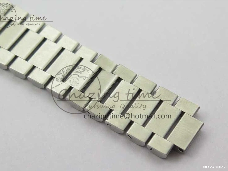 0517 SmoothTexture Day-Date 36mm 128239 SS Crystal BP Best Edition Black MOP Crystal Marker Dial on SS President Bracelet A 2681